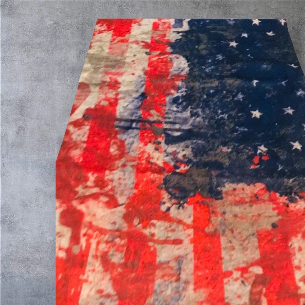 Patriotic Distressed Stars & Stripes 16 n 1 Neck Gaiter Face Cover Dust Mask